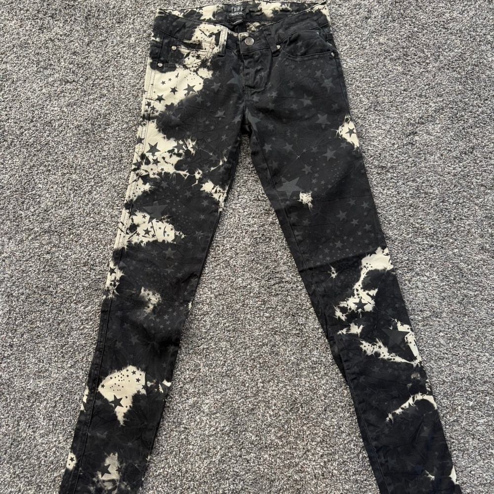 Tripp NYC- Tie Dye Star Skinny Jeans